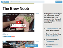 Tablet Screenshot of brewnoob.com